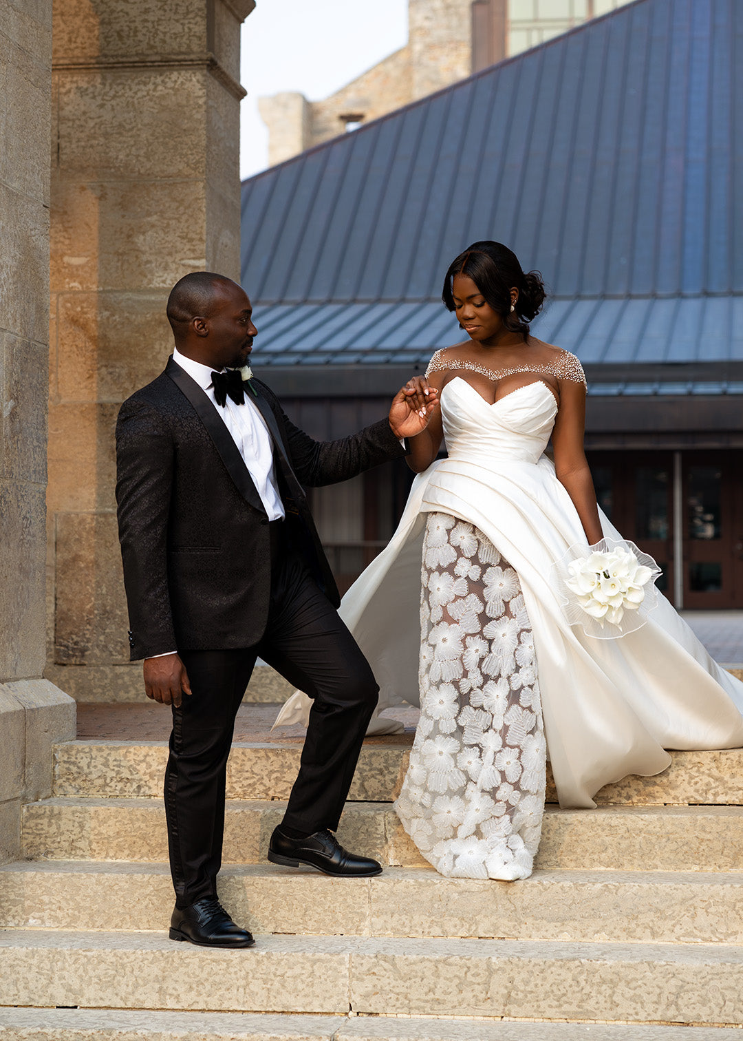 Chogah bridal portrait